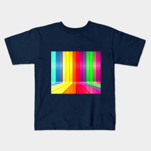 Line color minimalism Simple Kids T-Shirt